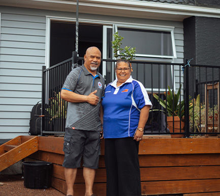 happy new home owners