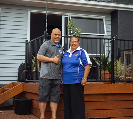 happy new home owners